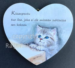 Vanerisydän sinisilmäinen kissanpentu