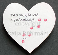 Kissamagneetti sydän nro 16
