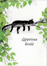 Kissapostikortti A6