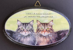Ovikyltti kissan palvelijat, 2 kissaa