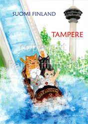Tampere-postikortti / Särkänniemi