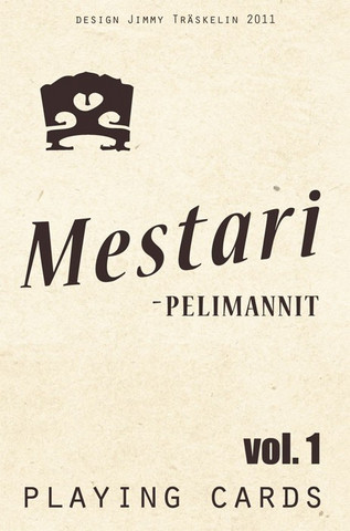 Mestaripelimannit -playing cards vol. 1