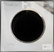 Hopeasormus Suuri Pyöreä Musta Laatta