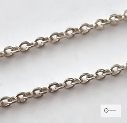 Vanha Hopeaketju Tiffany & Co 40-41 cm / 1,5 mm