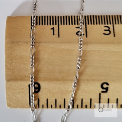 Hopeaketju (figaro) 40 cm / 1,5 mm