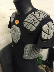 Referee jersey with rib pads