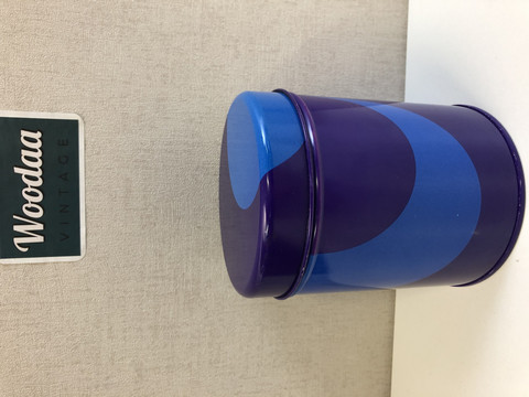 J32 Aarikka Tuliainen Tin can, violet/blue 13cm