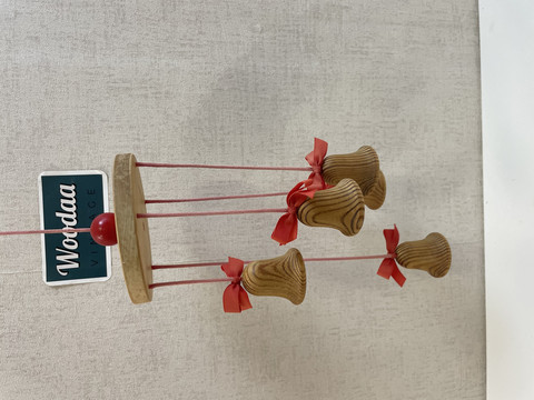 C67 Aarikkas bells wooden mobile