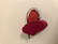 B85 Aarikka Brooch Red ovals
