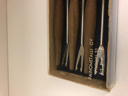 O5 Teak fondue forks