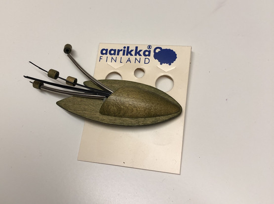 Aarikka Lilian Rintaneula vihreä