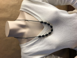 K87.  Aarikka Ilona necklace black