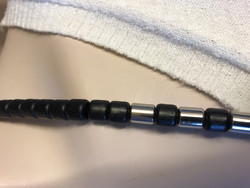 K 94 Aarikka Coco black necklace