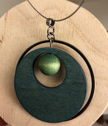 K 101 Aarikka Hitti necklace 44cm green
