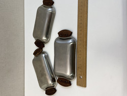 R22 Small roster trays with teak handles 2 pcs