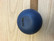H22 Aarikka wooden blue candelstick