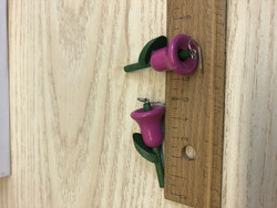 E118 Aarikkas tulip earrings