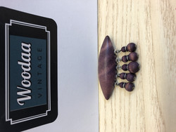 B144 Aarikka Brooch purple