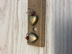 E130 Aarikkas heart earrings