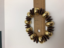 P36 Aarikka bracelet gold/brown