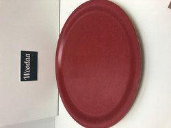 L18 round red tray From denmark