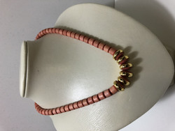 K196 Aarikkas necklace, pink
