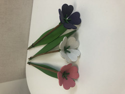 F181Johan Puu Sydänkukka- flowers 3 kpl