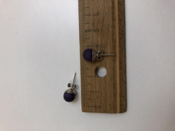 E183 Aarikka Marja Earrings purple