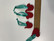C50 Aarikkas christmas birds red 4pcs