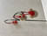 C51 Aarikkas christmas birds red 3pcs