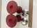 H103 Aarikka Paksutposket candlestick red 2pcs