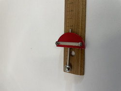 B251 Aarikka Umbrella brooch red