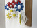 N140 Johan puu flower napkin rings 8pcs