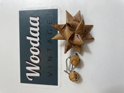 B258 Birch bark necklace and earrings
