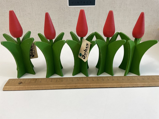 F282 Johan puu tulips 5 pcs