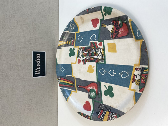 L31 Backman round rose tray
