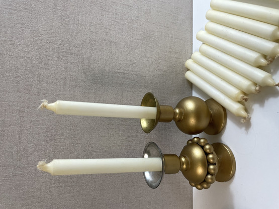 H176 small candles 12cm