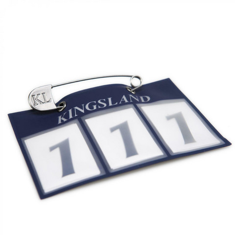 Kingsland numerolappu, kaksi väriä