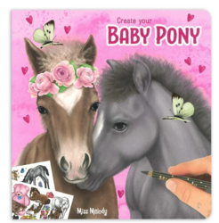 Miss Melody Baby pony-värityskirja