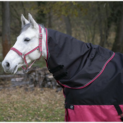 Equithéme tyrex 1200D kaulakappale, 0g musta/pinkki