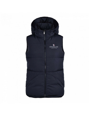 Kingsland Classic down vest unisex, tummansininen