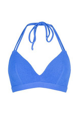 Triangle padded bikinitop Strong Blue