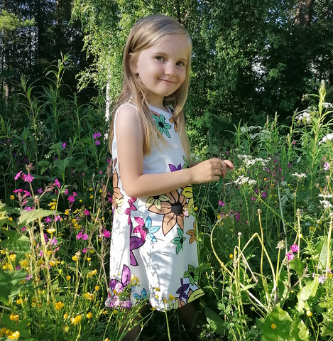 USVA liivimekko sateenkaari Liljameri 86-140cm trikoo