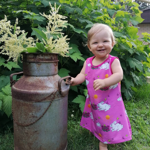 USVA liivimekko Kesäpiha 50-80cm trikoo