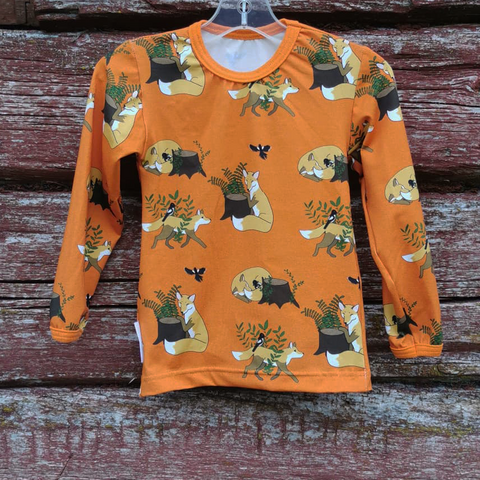 OTSO paita Ketunleipää oranssi 86-152cm joustocollege