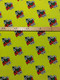 TRIKOO PALA Mansikkakukka kelt. 150cm x 160cm