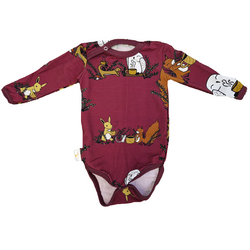 KUURA body Metsäväen teehetki punajuuri 50-86cm joustocollege