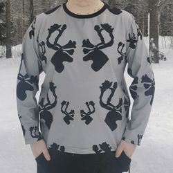 HONKA paita Hirvas koko M pitkähihainen