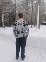 HONKA paita Hirvas koko M pitkähihainen