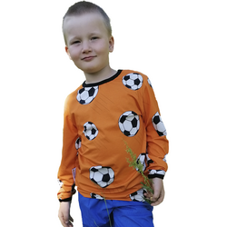 OTSO paita Jalitsu lyhyt- tai pitkähihainen oranssi 86-152cm trikoo